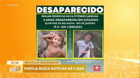 Polícia investiga desaparecimento de pai e filho na zona norte do Rio