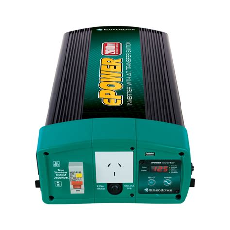 Enerdrive Epower 12v 2600w Inverter Wrcd And Ats Shop Rv Inverters Online