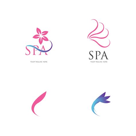 spa logo vector illustration design template 5417248 Vector Art at Vecteezy