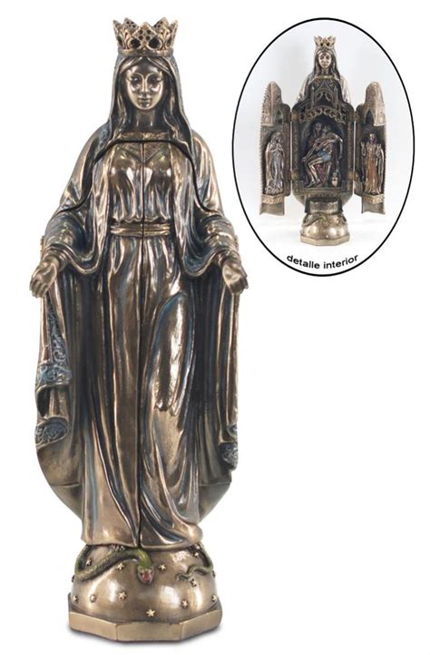 By Sigris Figura Virgen Maria Figuras Bronce Colecci N Cl Sico Signes