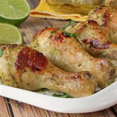 Cilantro Lime Chicken Drumsticks Yummy Addiction