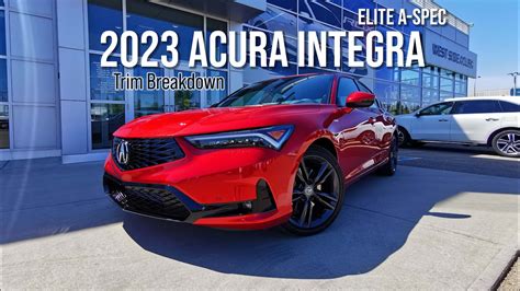 Acura Integra Elite A Spec Trim Breakdown West Side Acura In