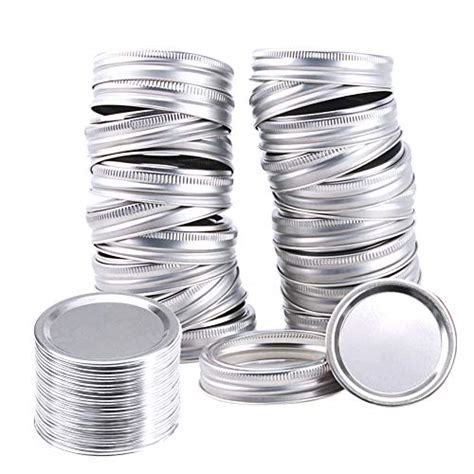 24 Sets Of Regular Mouth Mason Jar Lids And Rings Split Lid With