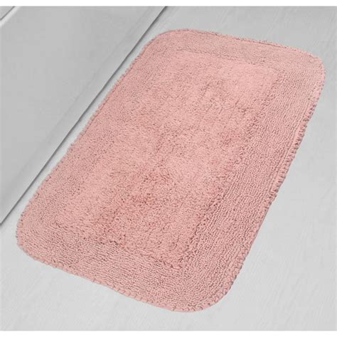 Home Weavers Inc Radiant Collection 100 Cotton Bath Rugs Set 24x40 Rectangle Pink Bra2440pi