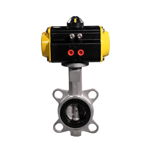 COVNA HK59 D S Stainless Steel Pneumatic Actuated Butterfly Valve