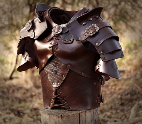 Rogue Leather Armor Chest Piece LARP Costume. - Etsy