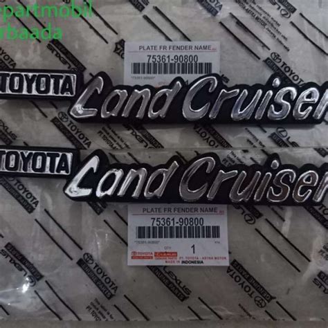 Jual Logo Emblem Tulisan Ori Original Asli Land Cruiser Toyota Hardtop