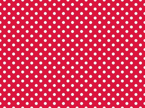 Premium Vector White Polka Dots Over Crimson Background