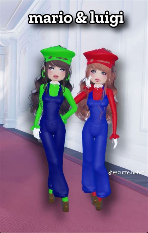 Mario And Luigi Outfit Inspo Dti Dress To Impress Creds Cuttebebra On Tiktok Quick Psa Im