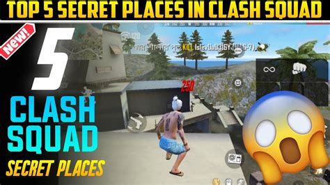 Free Fire Top Clash Squad Secret Places Part Garena Free Fire