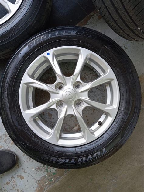 SPORT Rim PERODUA ORI 14 TYRE TOYO 80 2023 AXIA BEZZA MYVI SAGA