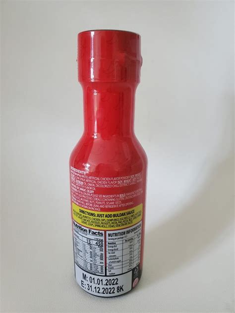Samyang Buldak Extremely Spicy Hot Chicken Flavor Sauce G Halal Food Drinks Spice