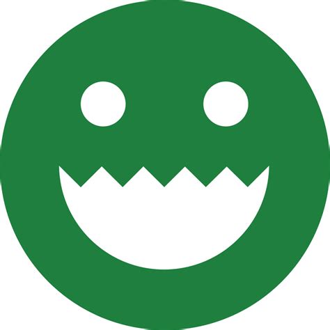 Green Smiley Face