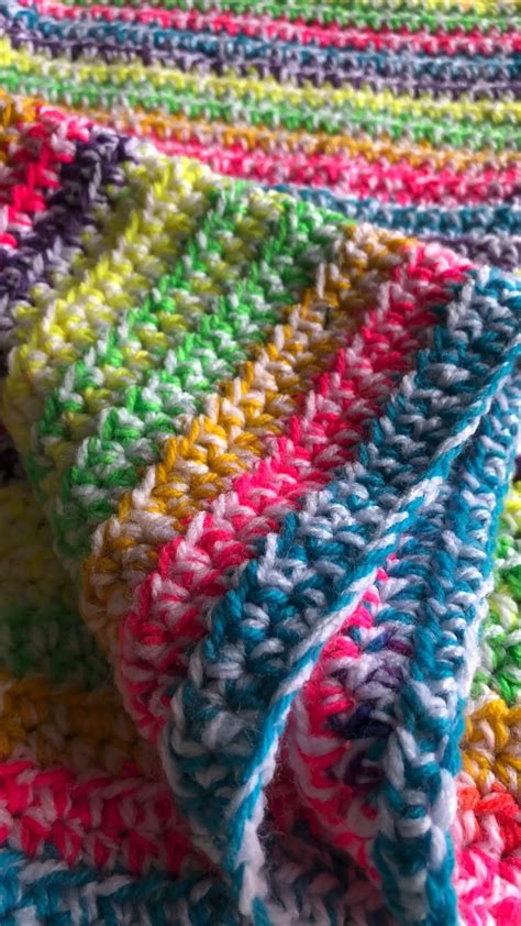 Double Crochet Colorful Blanket Artofit