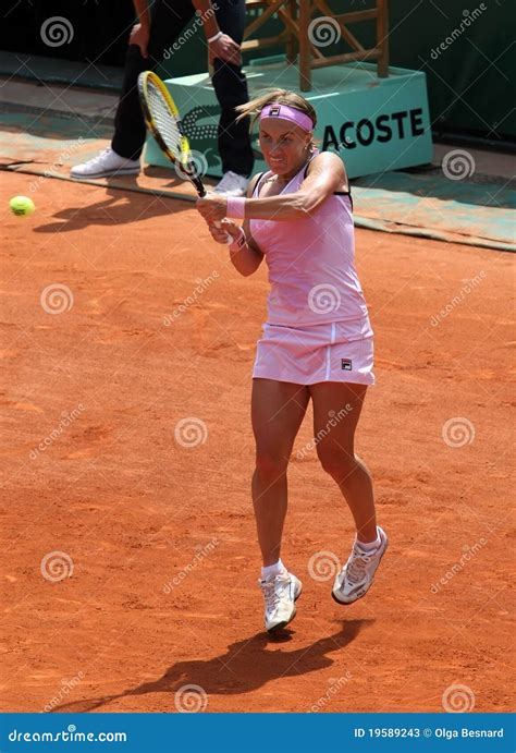 Svetlana Kuznetsova (RUS) at Roland Garros 2011 Editorial Stock Photo ...