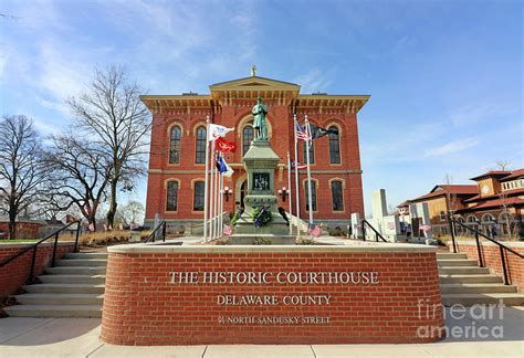 Old Historic Delaware County Courthouse 5163 Photograph by Jack Schultz ...