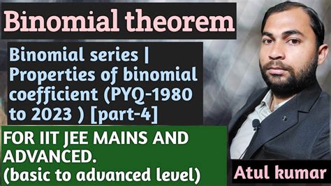 Binomial Theorem Part Jee Mains And Advanced Pyq To