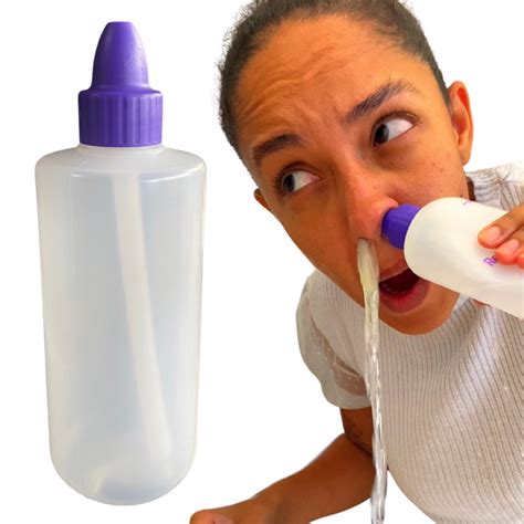 Limpador De Nariz Lavagem Nasal Eficiente Ml Adulto De Alto Fluxo