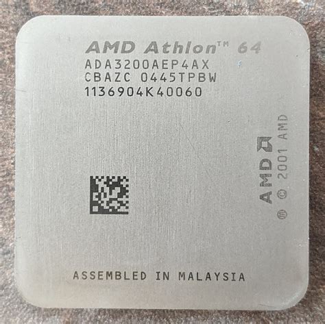 AMD Athlon 64 3200+ (Venice) | Flickr