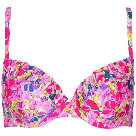 Lisca Verstellbare Träger Badeanzug Top mit Armatur Napoli Rosa Kleidung Bikini Ober und