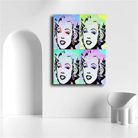 Tableau Pop Art Maryline Royaume Du Tableau