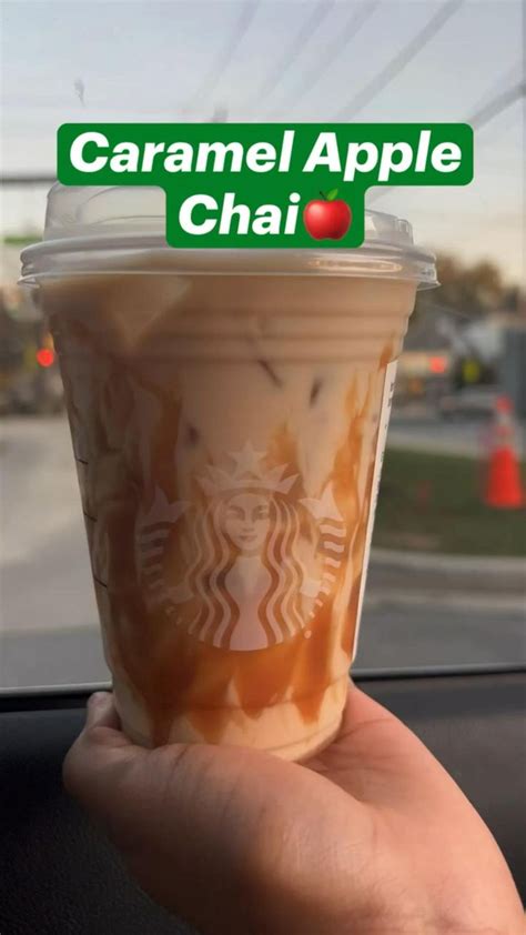 Caramel Apple Chai Latte Starbucks Starbucks Drinks Recipes Healthy