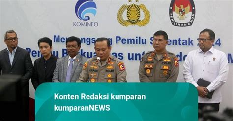 Kominfo Polri Teken Mou Pengamanan Ruang Digital Jelang Pemilu