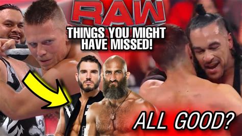 Things You Might Have Missed Wwe Raw Judgment Day All Good Wwe