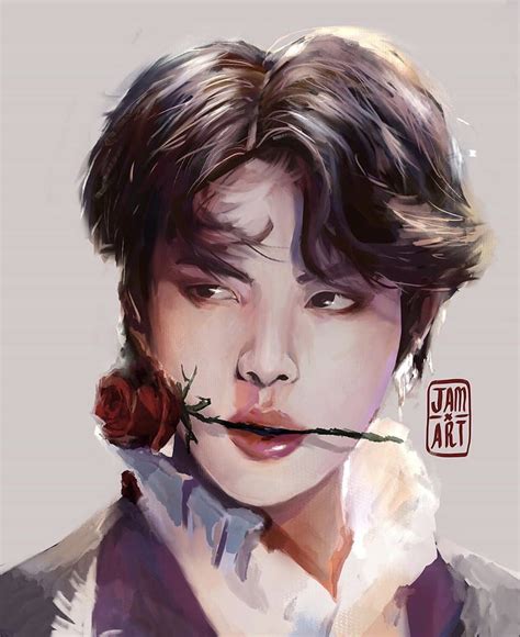 Bts Jin Kim Seokjin Fanart Fondo De Pantalla Del Tel Fono Pxfuel