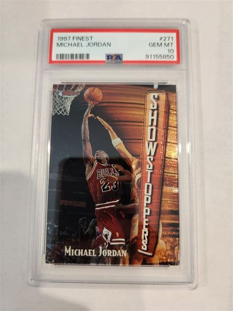 Michael Jordan 1997 Topps Finest 271 Bronze Base No Coating Price