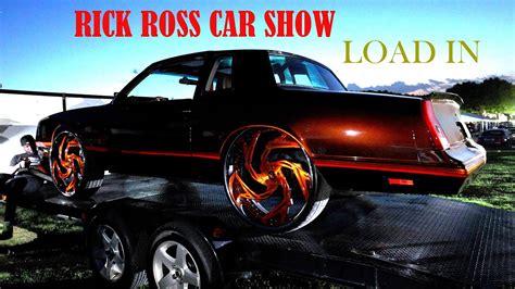 Rick Ross Car Show Load In Custom Cars Big Rims Donks Cadillac