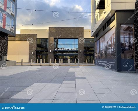 Lynnwood, WA USA - Circa January 2023: Wide View of the Entrance To the Alderwood Mall Editorial ...