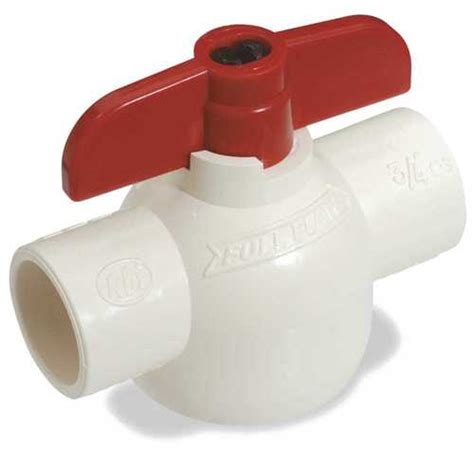 KBI CBV 1000 S 1 In CPVC CTS Socket X Socket Ball Valve