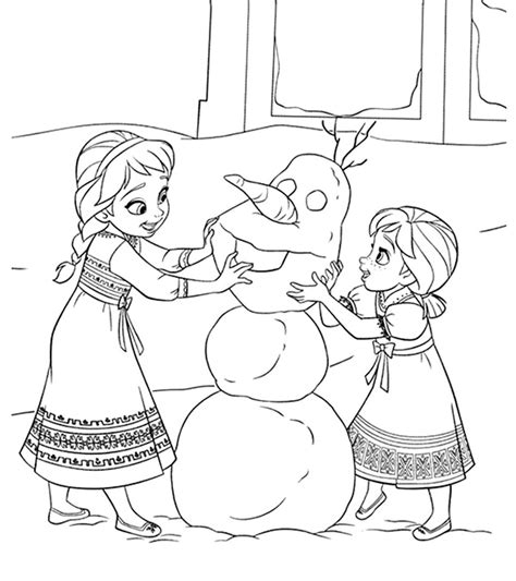 Frozen Free Printable Coloring Pages