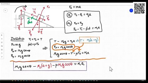 Dinâmica Com Atrito Plano Inclinado Youtube