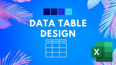 Excel Class | How To Design Beautiful Data Table for Business Reports & Dashboards in MS ...