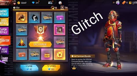 New Incubator Glitch Hai Infernal Carnizaro Bundle Free Garena Free