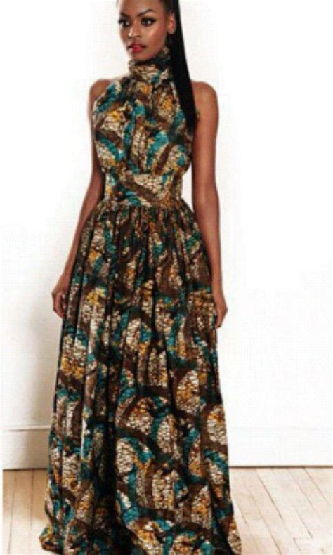 Full Length Ankara Dress Chitenge Dresses African Fashion Designers