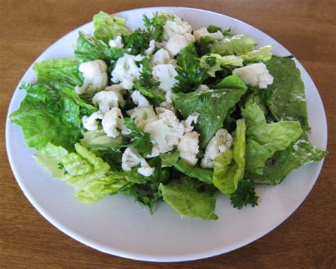 Green Salad With Cauliflower Melanie Cooks