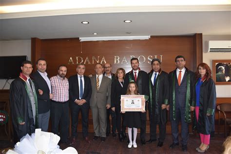 Adana Barosunda Ruhsat Heyecani Adana Barosu