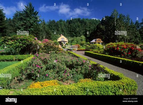 Garden House, Shore Acres State Park, Oregon Stock Photo - Alamy