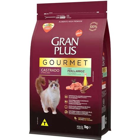 Ra O Gran Plus Gourmet Gatos Castrados Peru E Arroz Kg Affinity