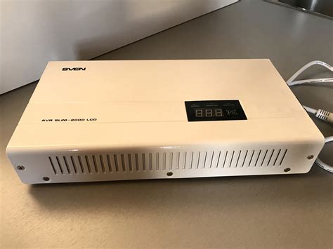 Обзор от покупателя на Стабилизатор напряжения SVEN AVR SLIM-2000 LCD ...