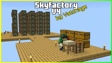 Let The Grind Begin Skyfactory V4 Minecraft Bedrock 118 Survival