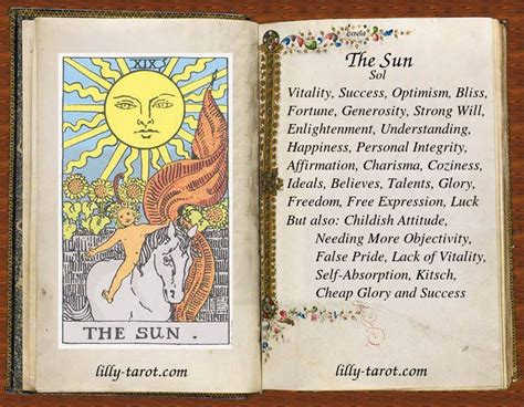 Meaning Of The Sun Tarot Card Meanings Tarot Cards For Beginners