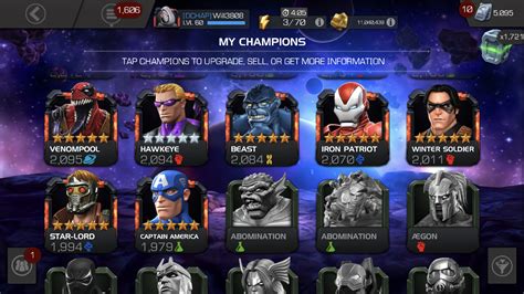 What Would You Do With My 5 And 6 Star Roster — Marvel Contest Of Champions