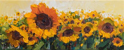 Painting Acrylic Sunflowers On Sale