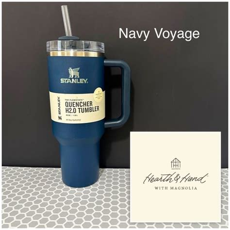 Stanley Navy Voyage 40 Oz Hearth And Hand With Magnolia Quencher H20