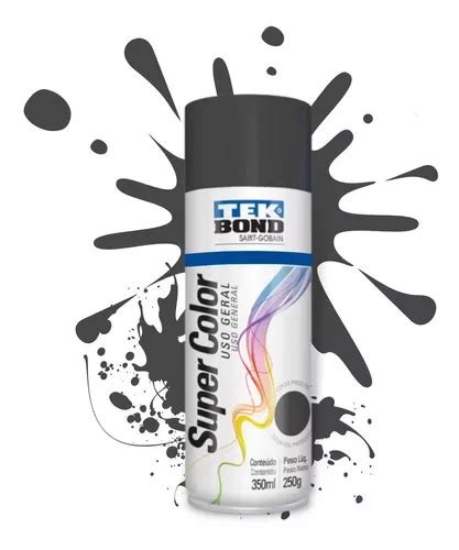 Tinta Spray Tek Bond Grafite Uso Geral Ml Mercadolivre