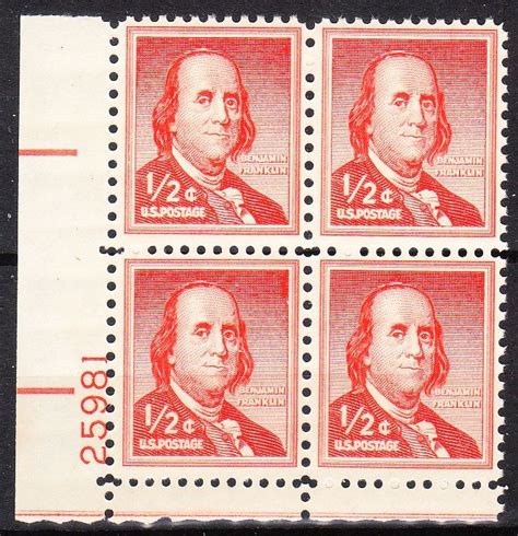 MOstamps US Scott 1030a Mint OG NH Plate Block Lot HS E306